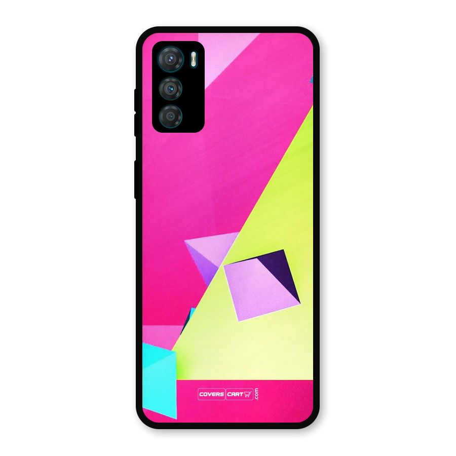 Motion Triangles Metal Back Case for Moto G42