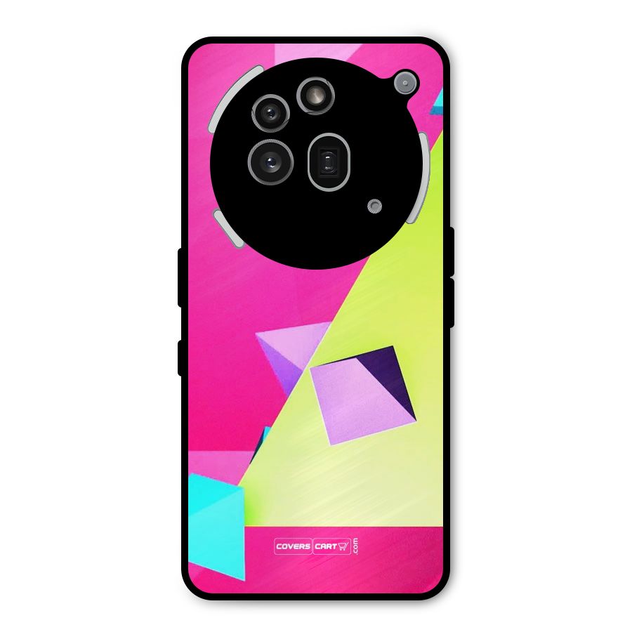 Motion Triangles Metal Back Case for Nothing Phone 3a Pro