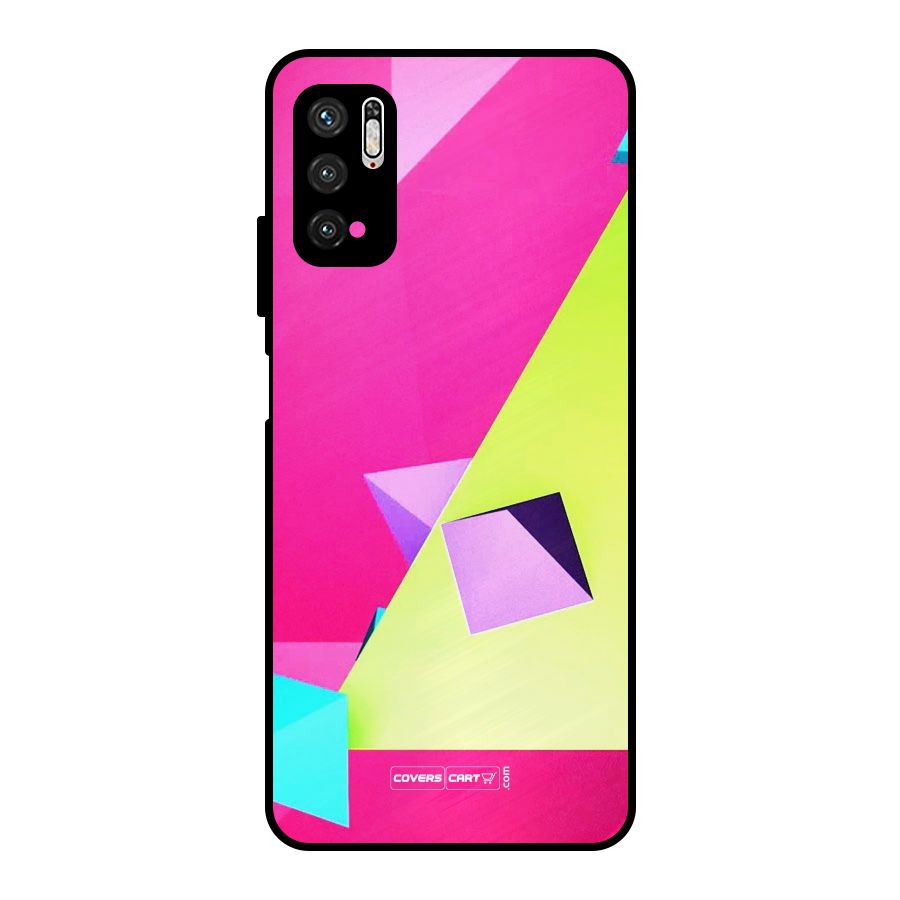 Motion Triangles Metal Back Case for Poco M3 Pro 5G