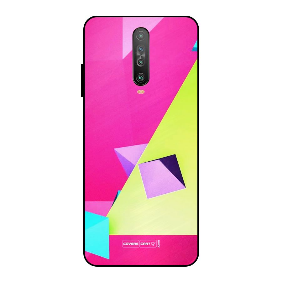 Motion Triangles Metal Back Case for Poco X2