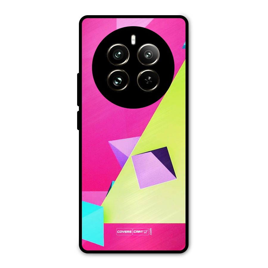 Motion Triangles Metal Back Case for Realme 12 Pro