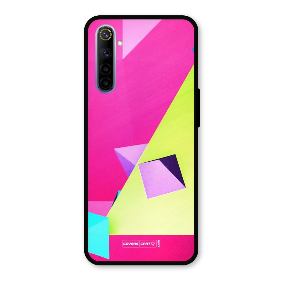 Motion Triangles Metal Back Case for Realme 6i