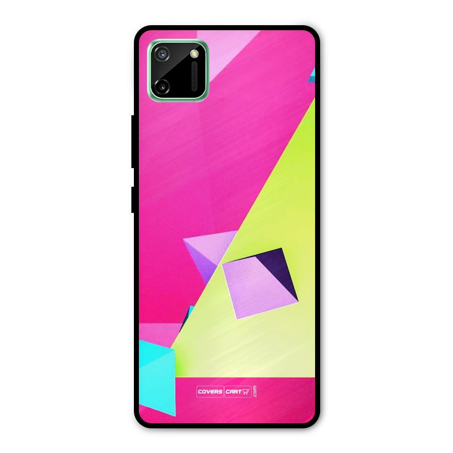 Motion Triangles Metal Back Case for Realme C11