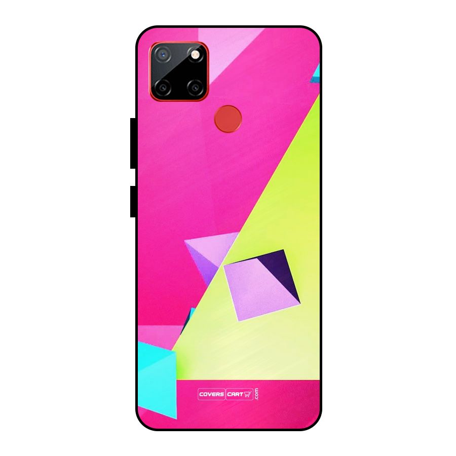 Motion Triangles Metal Back Case for Realme C12