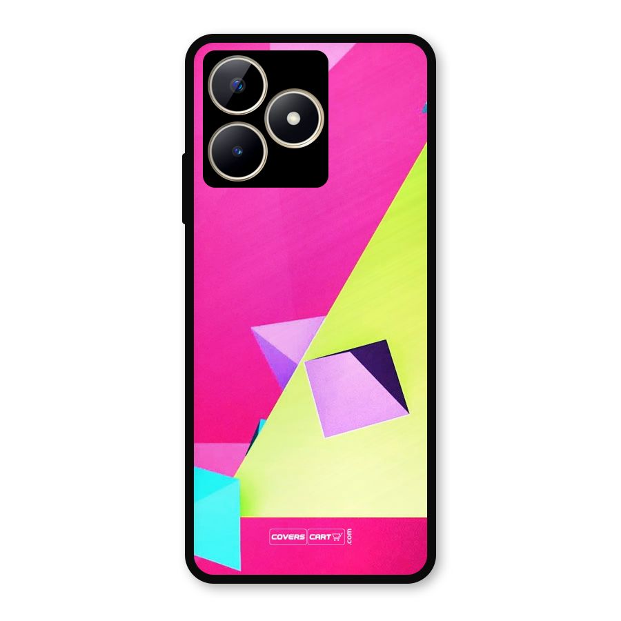 Motion Triangles Metal Back Case for Realme Narzo N53