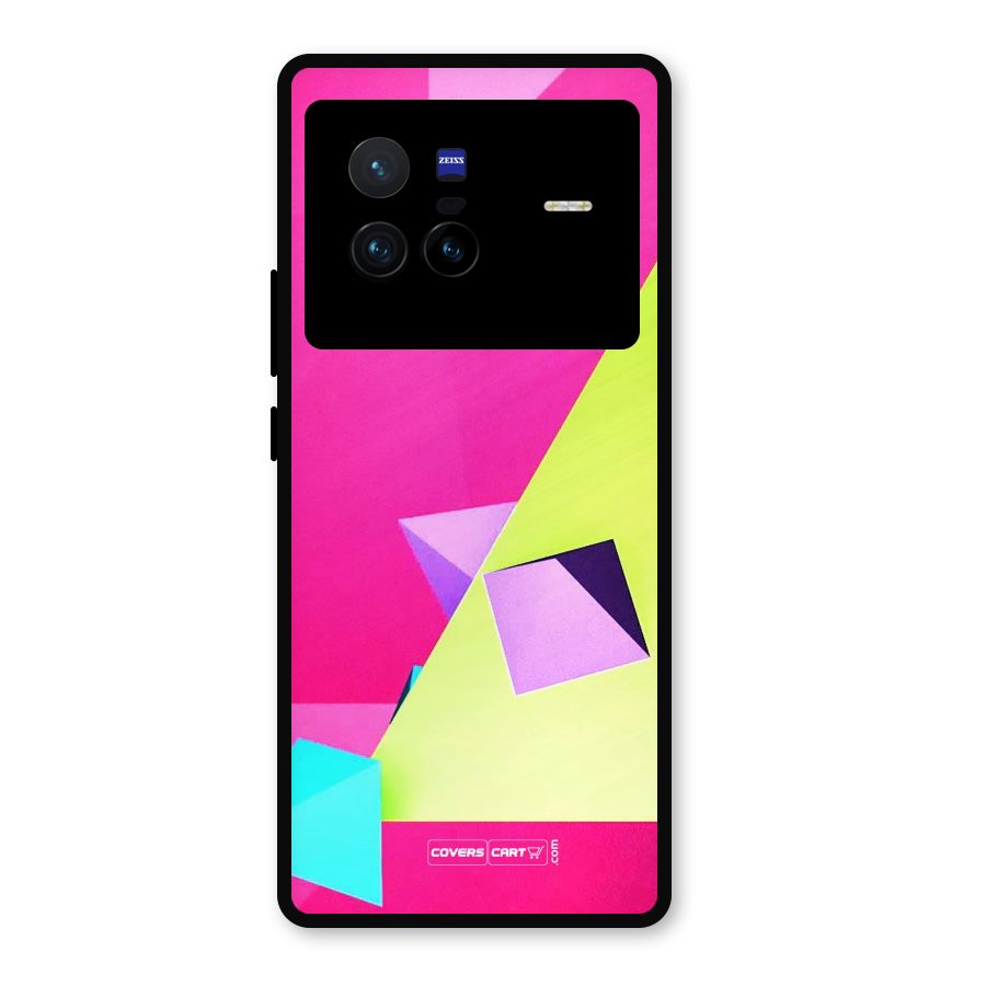 Motion Triangles Metal Back Case for Vivo X80