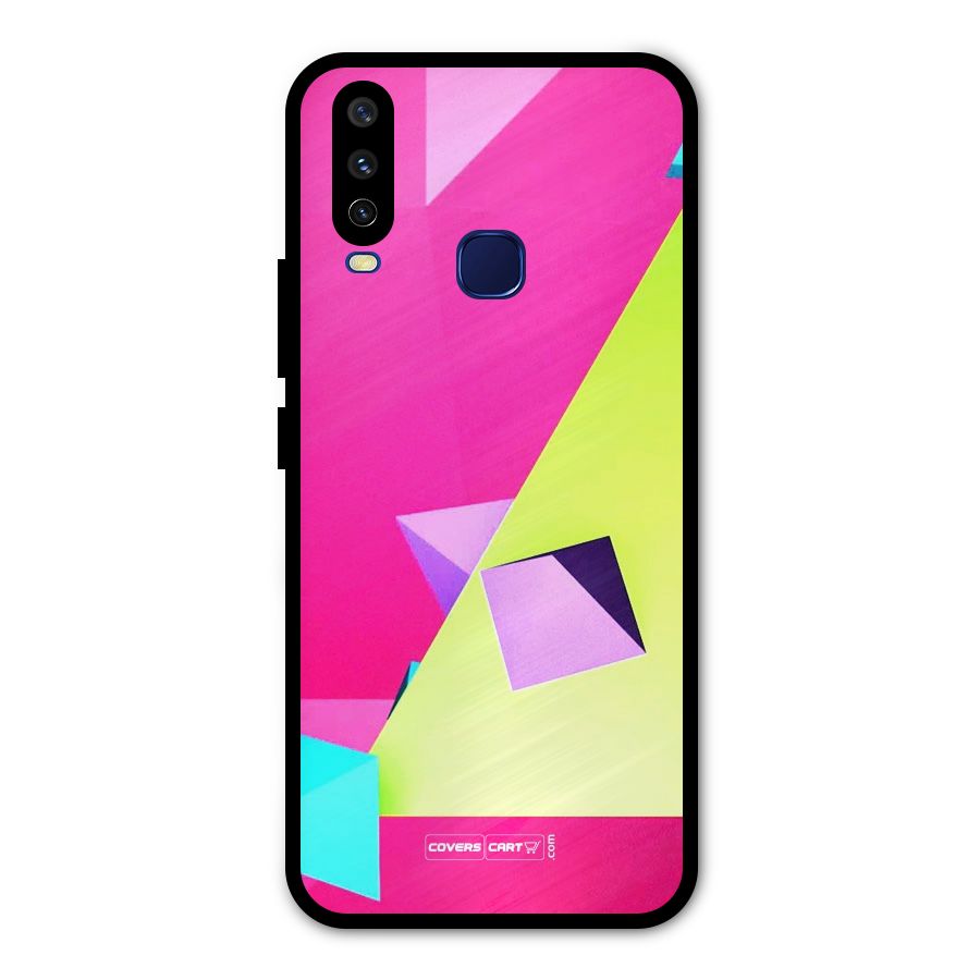 Motion Triangles Metal Back Case for Vivo Y15