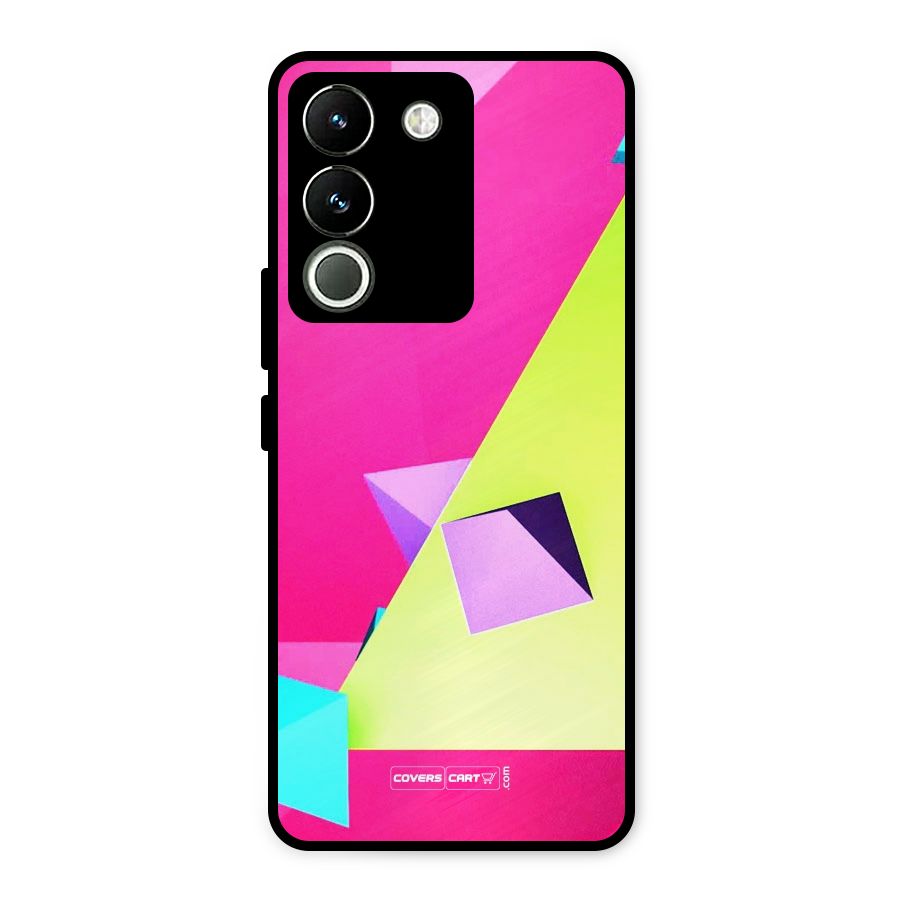 Motion Triangles Metal Back Case for Vivo Y200