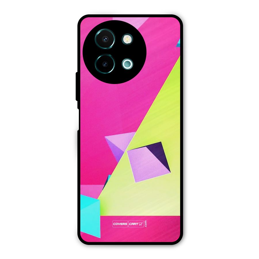Motion Triangles Metal Back Case for Vivo Y58