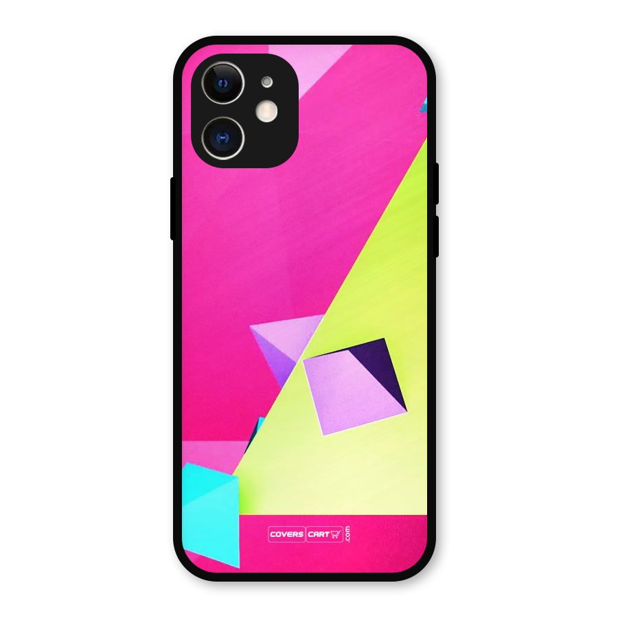 Motion Triangles Metal Back Case for iPhone 12