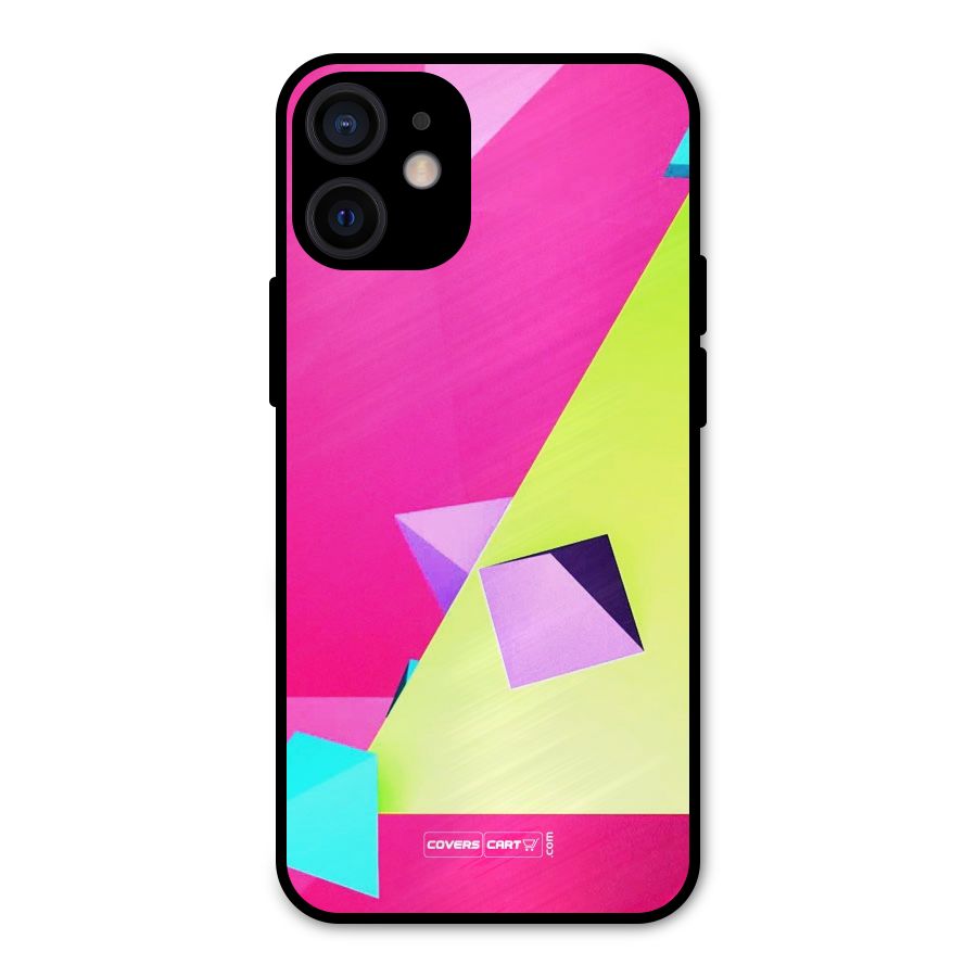 Motion Triangles Metal Back Case for iPhone 12 Mini