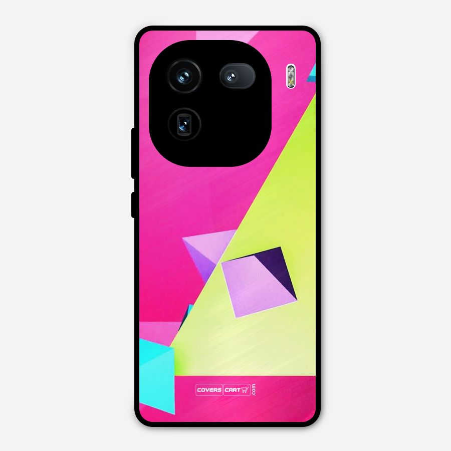 Motion Triangles Metal Back Case for iQOO 12
