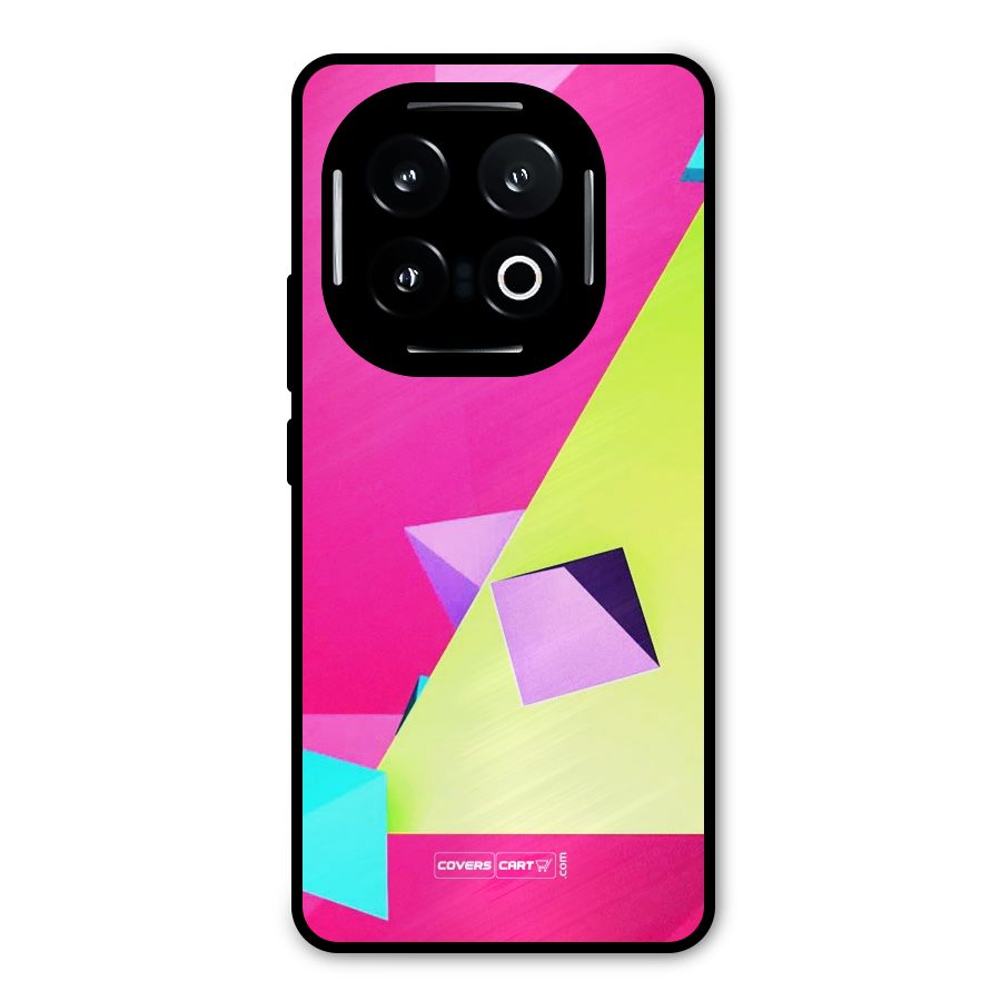 Motion Triangles Metal Back Case for iQOO 13