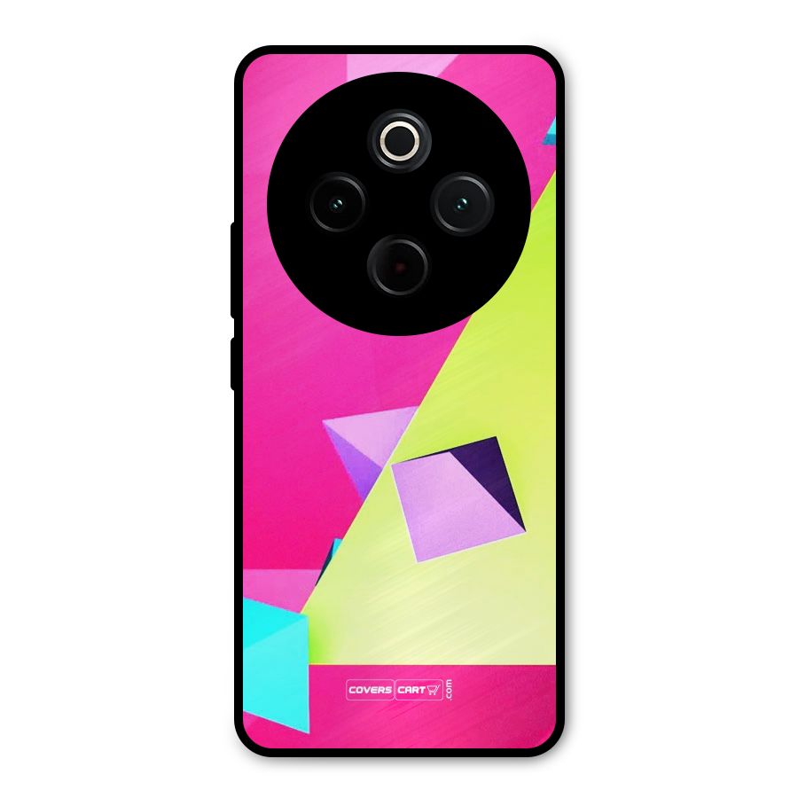 Motion Triangles Metal Back Case for iQOO Z10