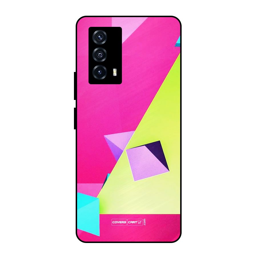 Motion Triangles Metal Back Case for iQOO Z5