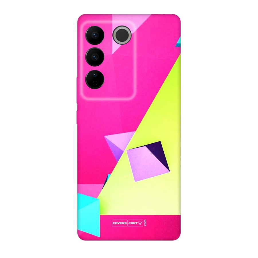 Motion Triangles Original Polycarbonate Back Case for Vivo V27