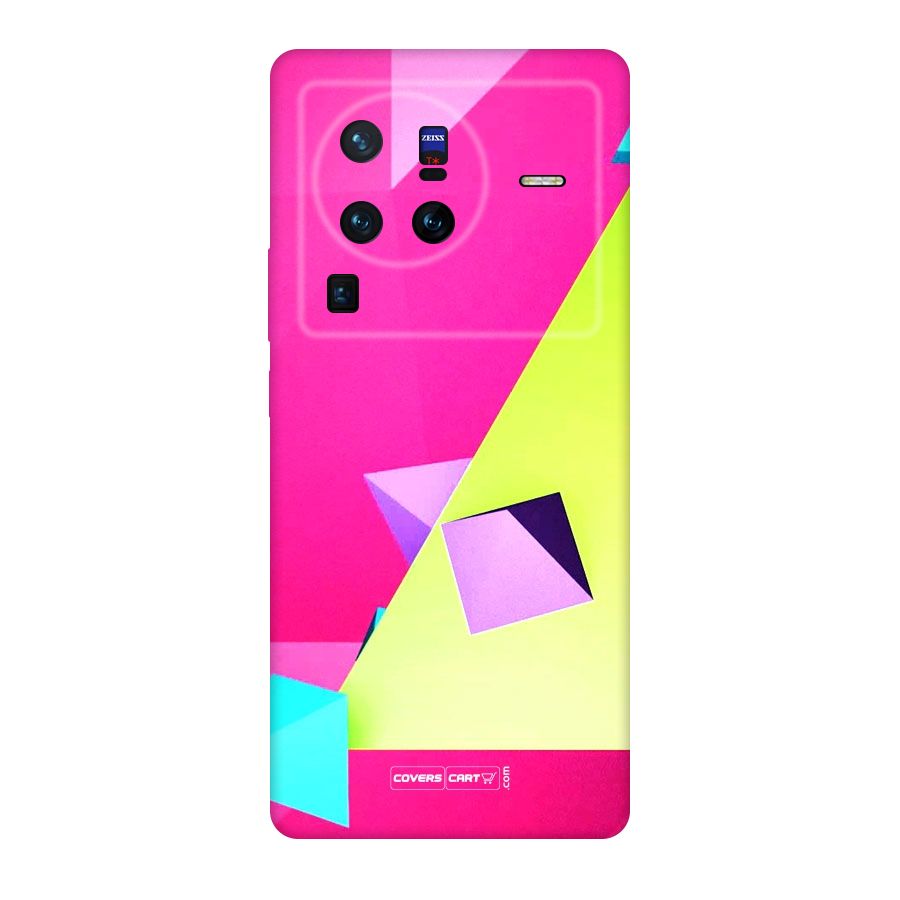 Motion Triangles Original Polycarbonate Back Case for Vivo X80