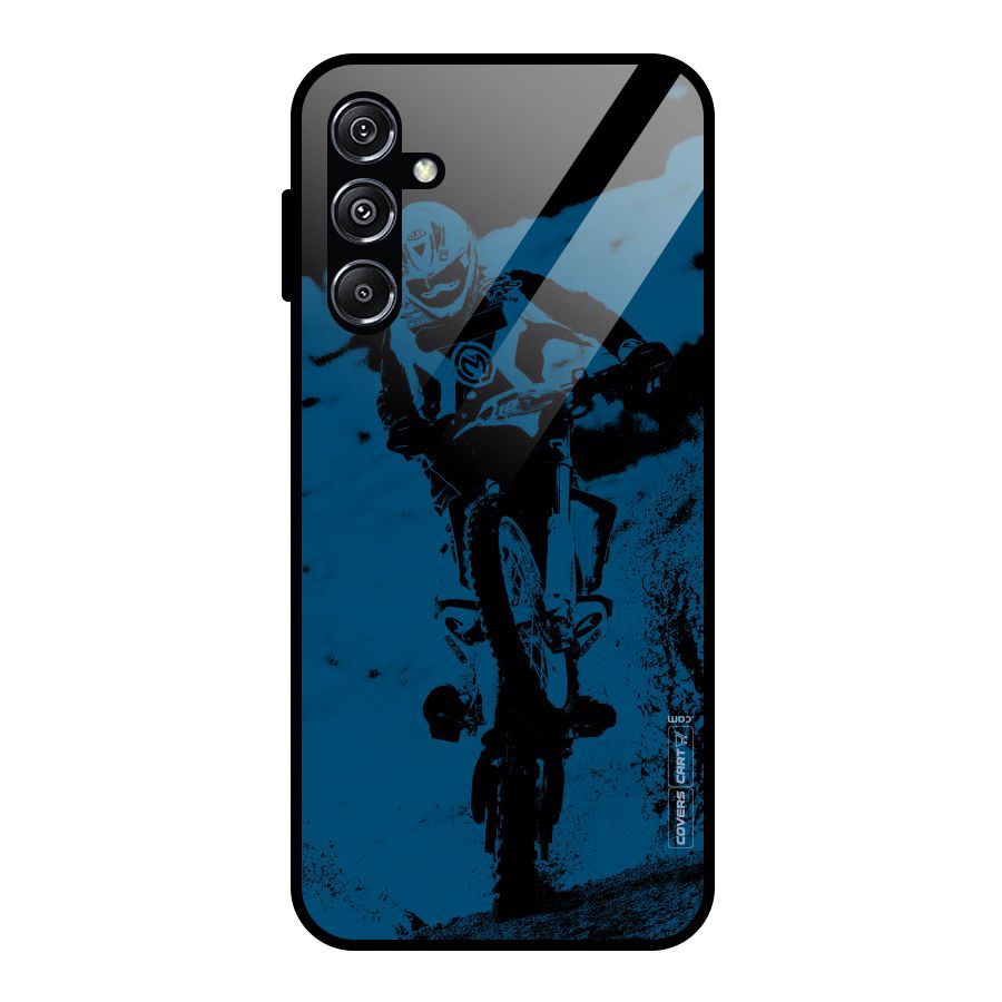 Moto Combat Glass Back Case for Galaxy M34 5G