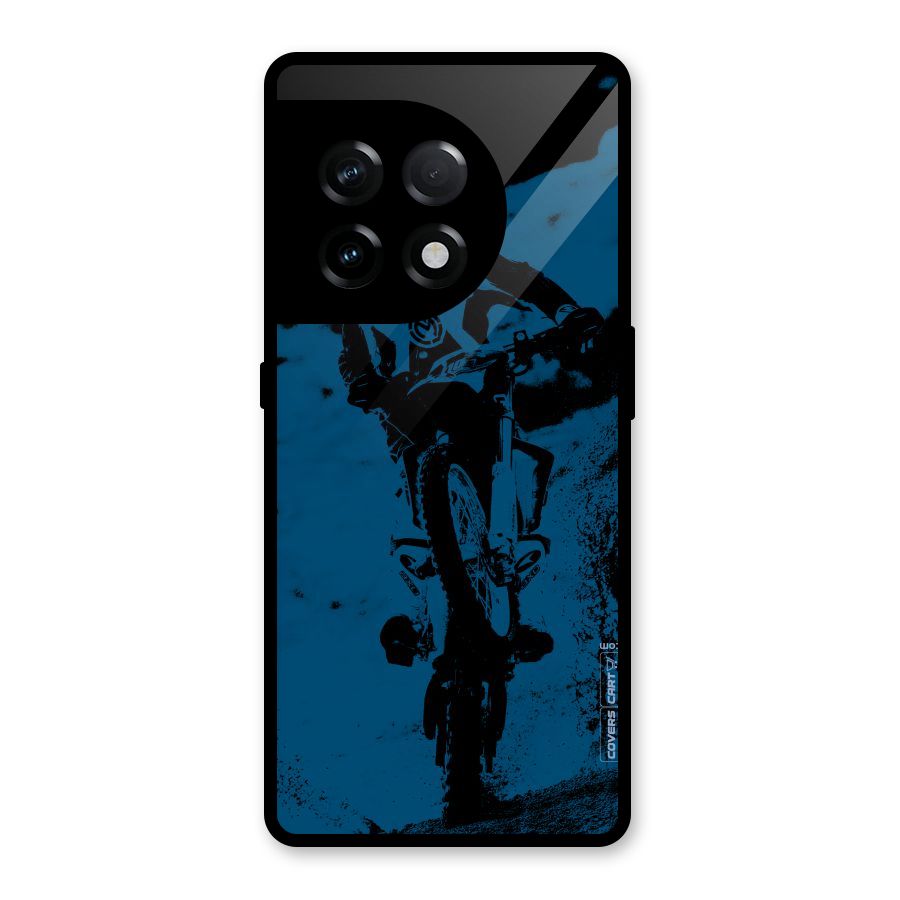 Moto Combat Glass Back Case for OnePlus 11R