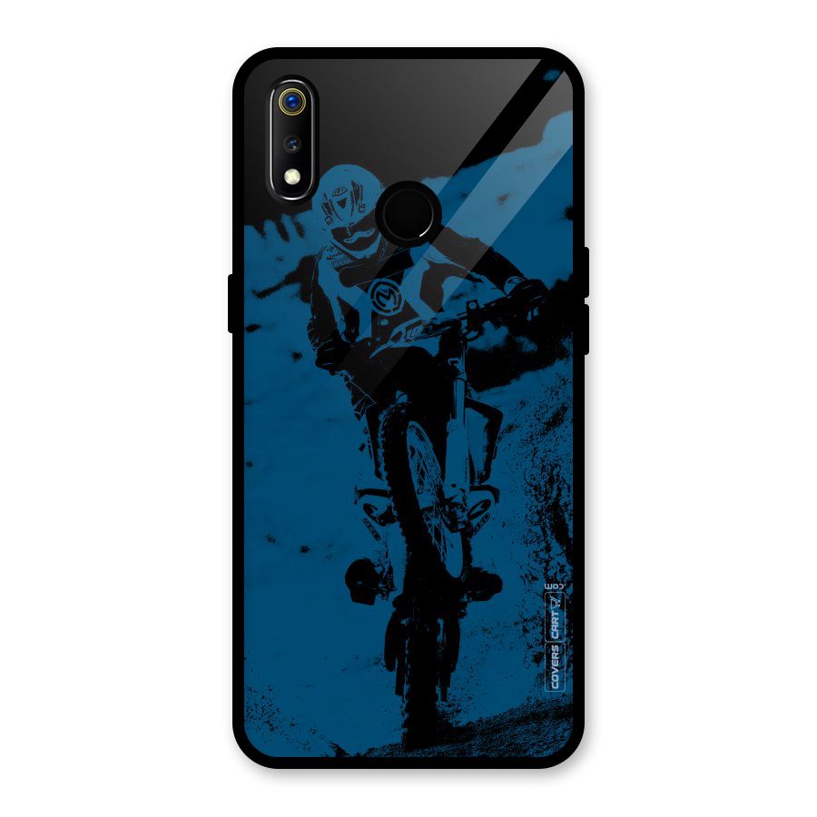 Moto Combat Glass Back Case for Realme 3i