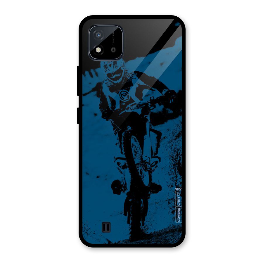 Moto Combat Glass Back Case for Realme C11 2021