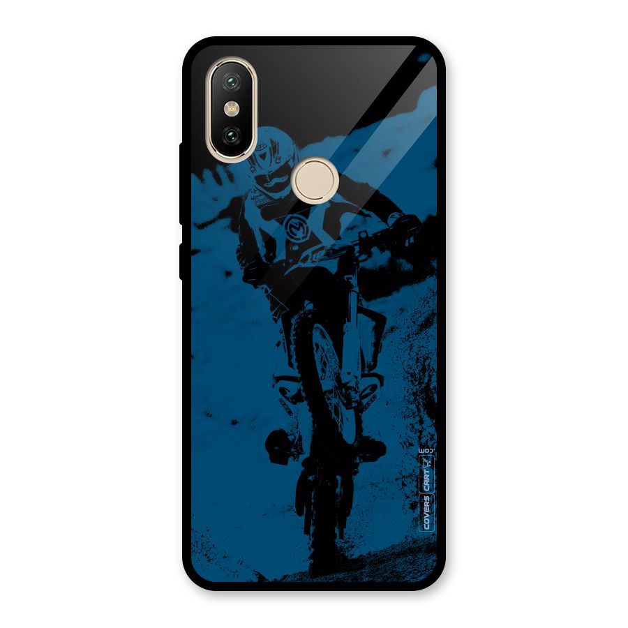 Moto Combat Glass Back Case for Redmi A2