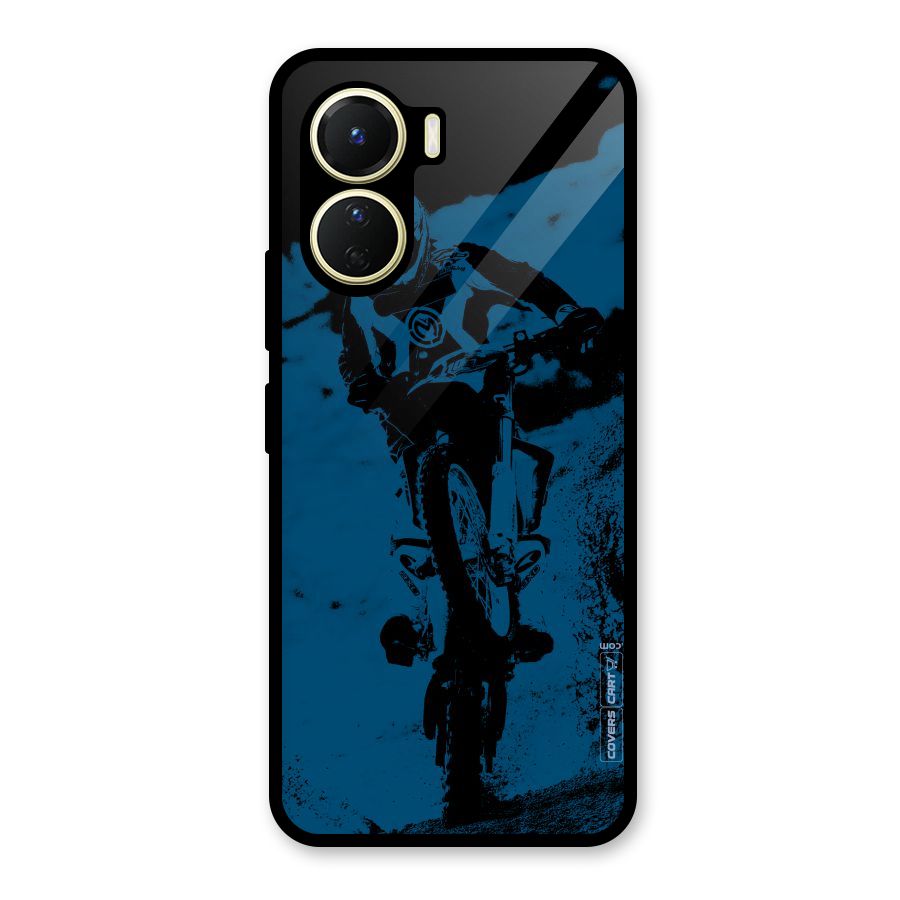 Moto Combat Glass Back Case for Vivo Y16
