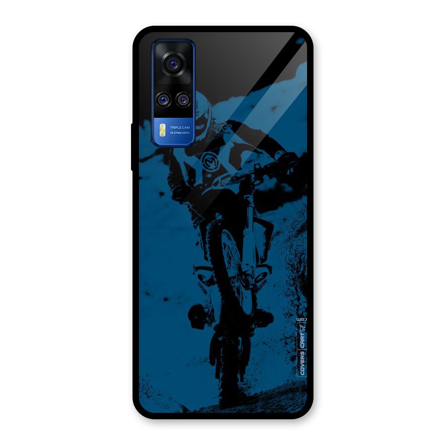 Moto Combat Glass Back Case for Vivo Y31