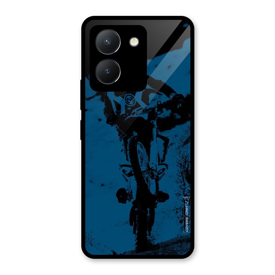 Moto Combat Glass Back Case for Vivo Y36