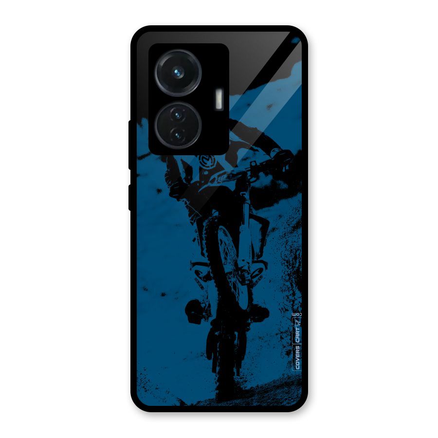 Moto Combat Glass Back Case for iQOO Z6 44W