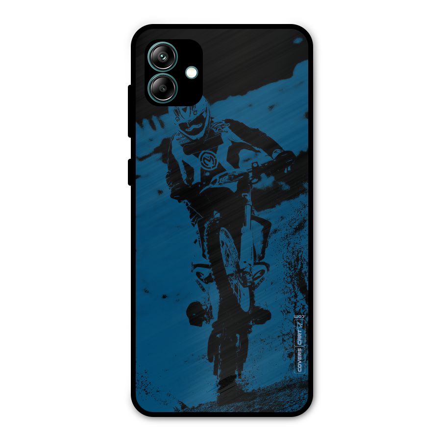 Moto Combat Metal Back Case for Galaxy A04