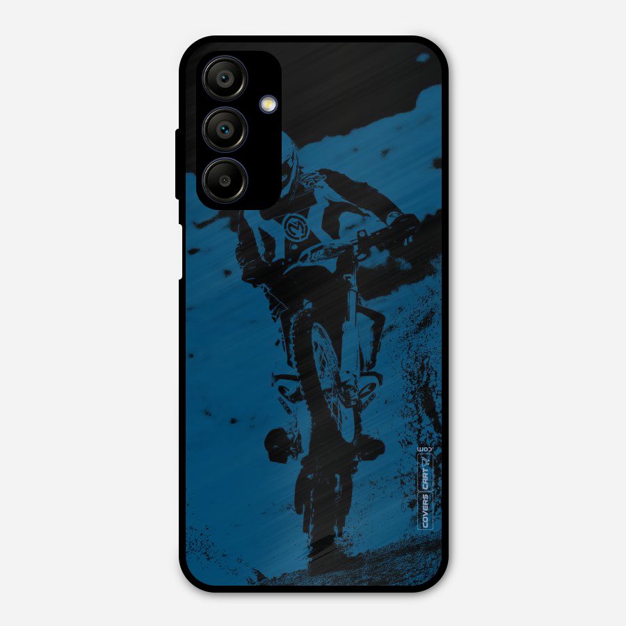 Moto Combat Metal Back Case for Galaxy A15 5G