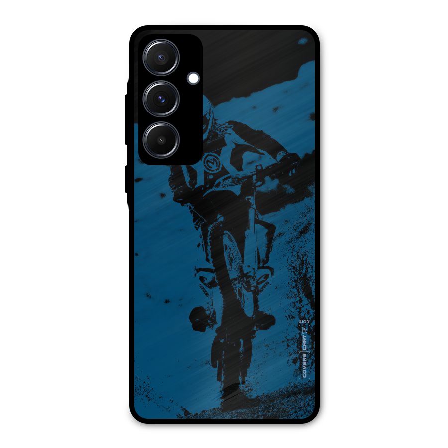 Moto Combat Metal Back Case for Galaxy A55
