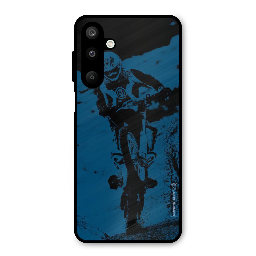 Moto Combat Metal Back Case for Galaxy M16