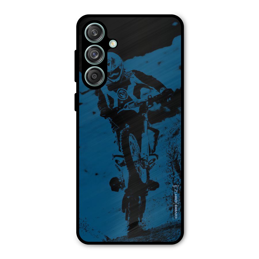 Moto Combat Metal Back Case for Galaxy M55 5G