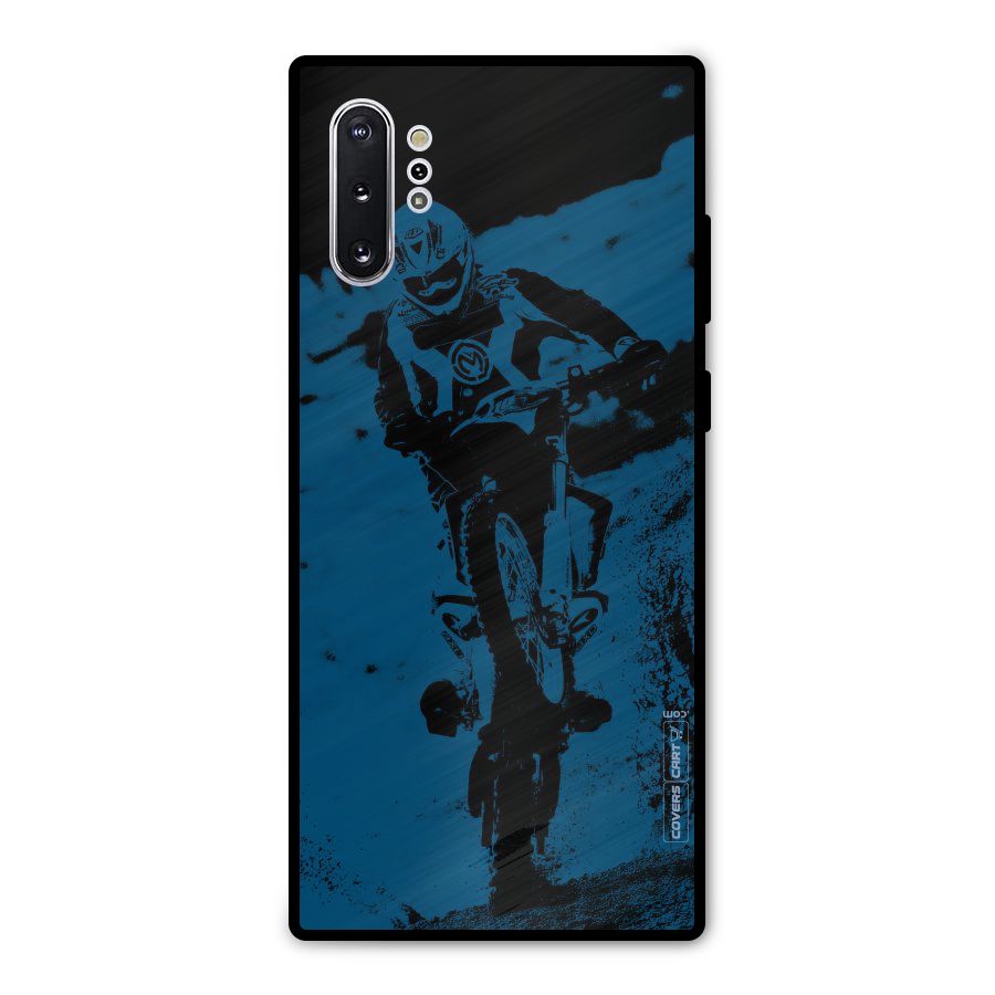 Moto Combat Metal Back Case for Galaxy Note 10 Plus