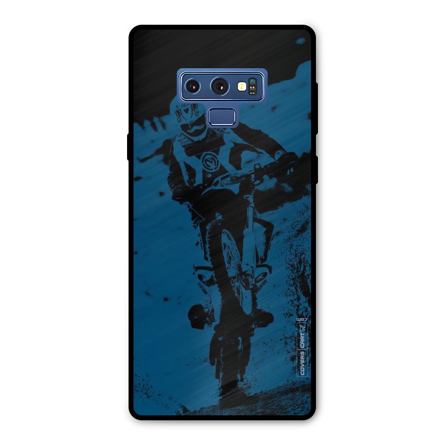 Moto Combat Metal Back Case for Galaxy Note 9