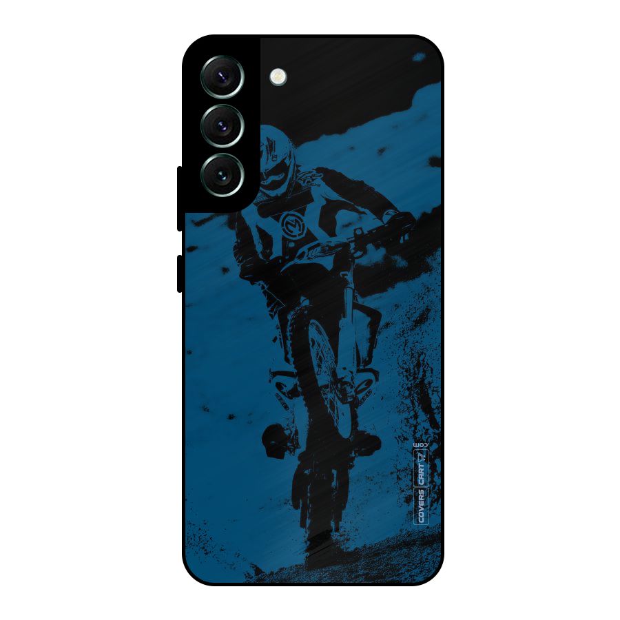 Moto Combat Metal Back Case for Galaxy S22 Plus 5G