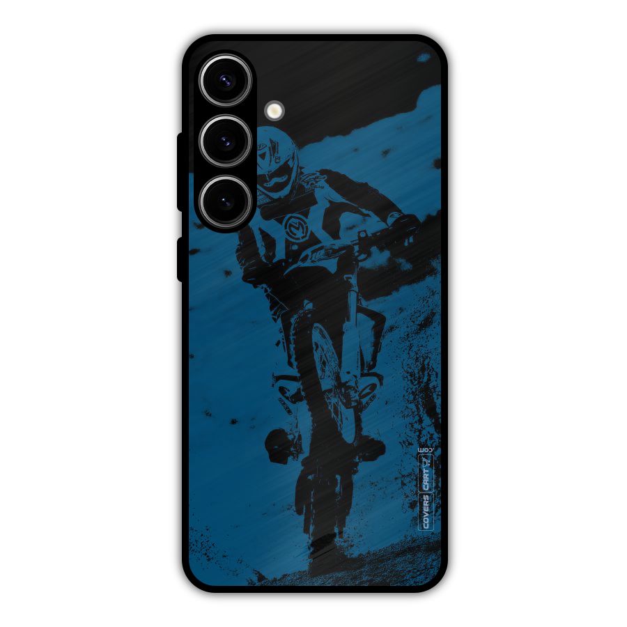 Moto Combat Metal Back Case for Galaxy S24 Plus