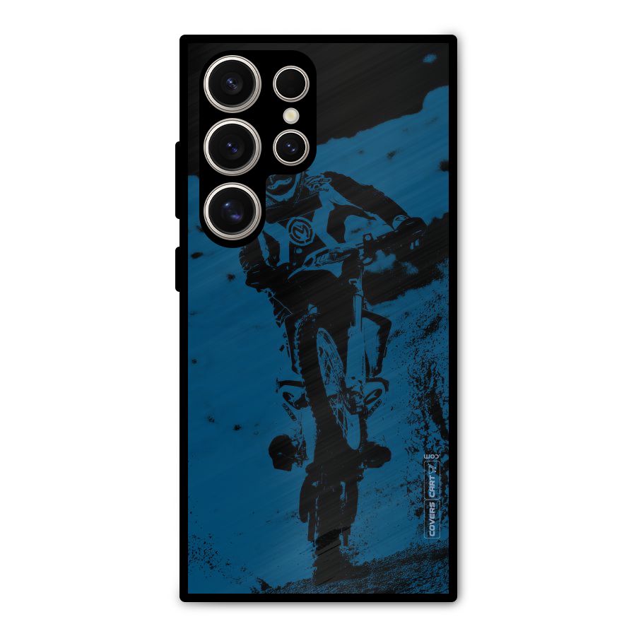 Moto Combat Metal Back Case for Galaxy S24 Ultra