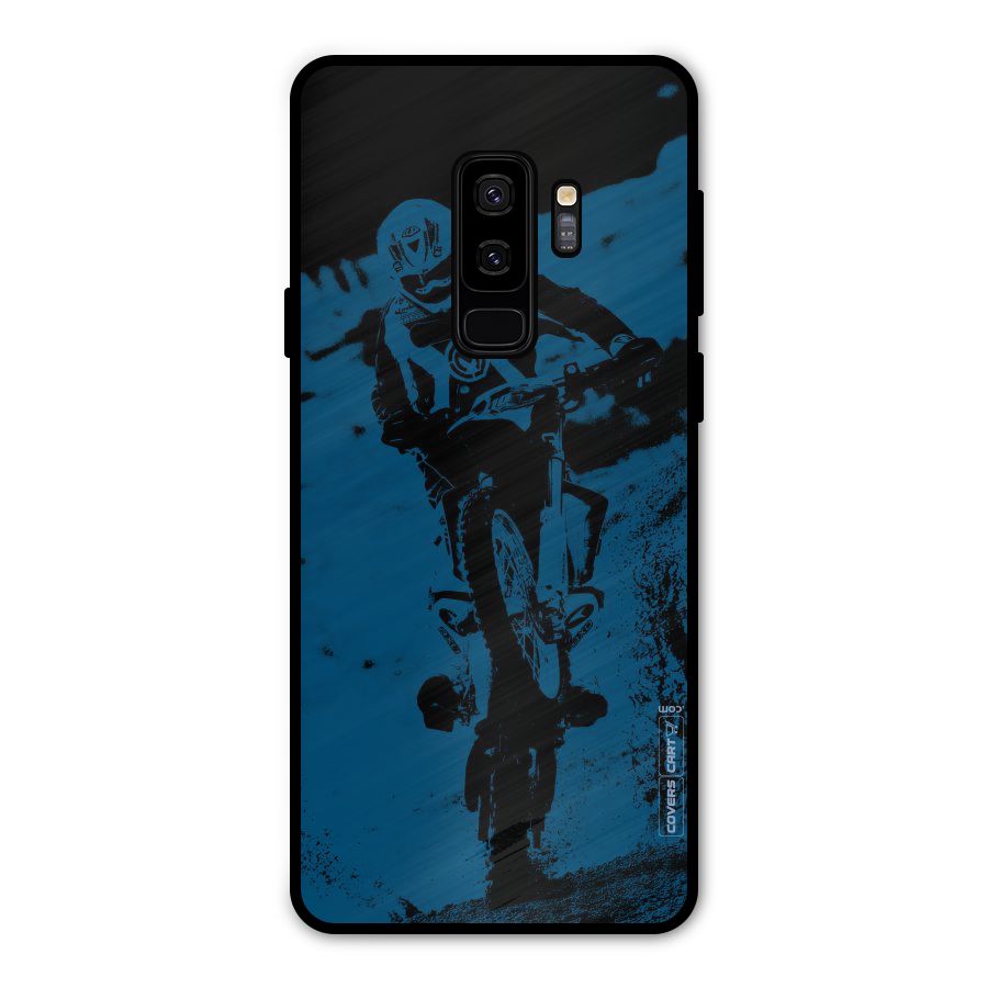 Moto Combat Metal Back Case for Galaxy S9 Plus