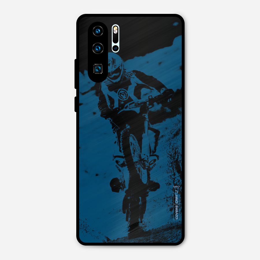 Moto Combat Metal Back Case for Huawei P30 Pro