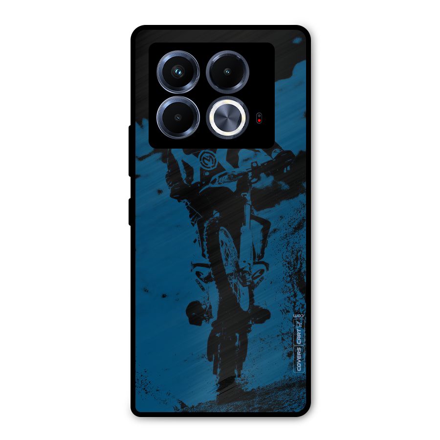 Moto Combat Metal Back Case for Infinix Note 40 5G