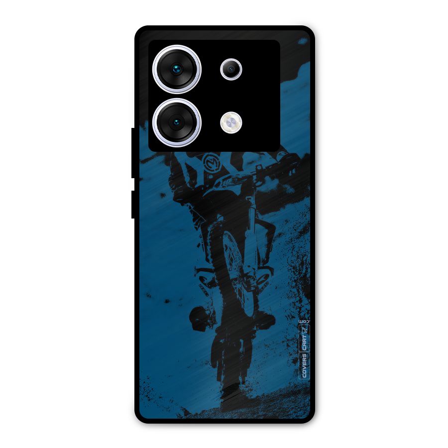 Moto Combat Metal Back Case for Infinix Zero 30 5G