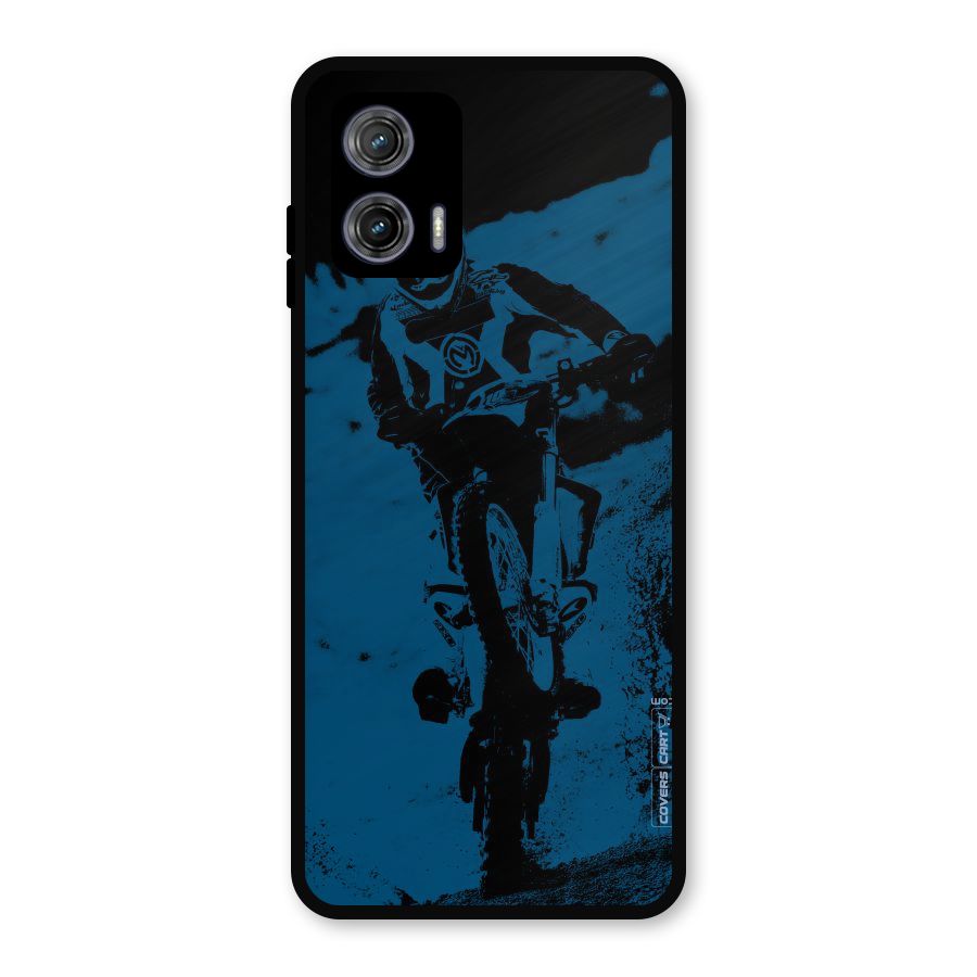 Moto Combat Metal Back Case for Moto G73