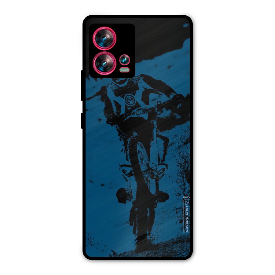 Moto Combat Metal Back Case for Motorola Edge 30 Fusion