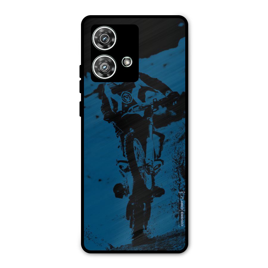 Moto Combat Metal Back Case for Motorola Edge 40 Neo