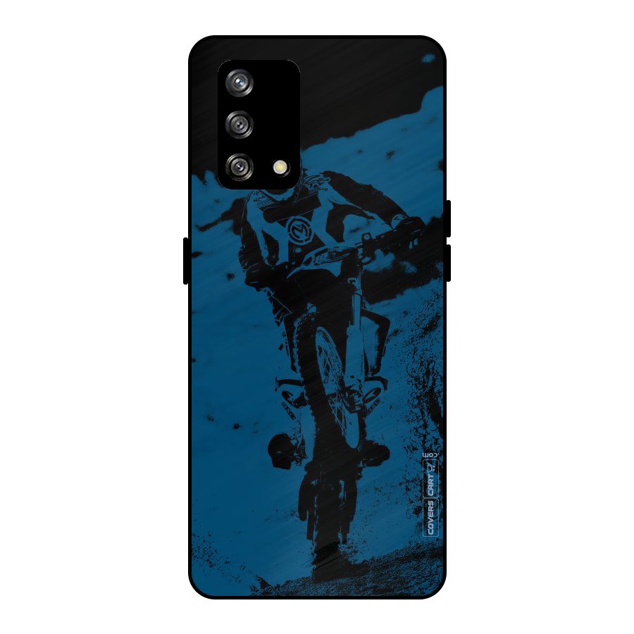 Moto Combat Metal Back Case for Oppo F19