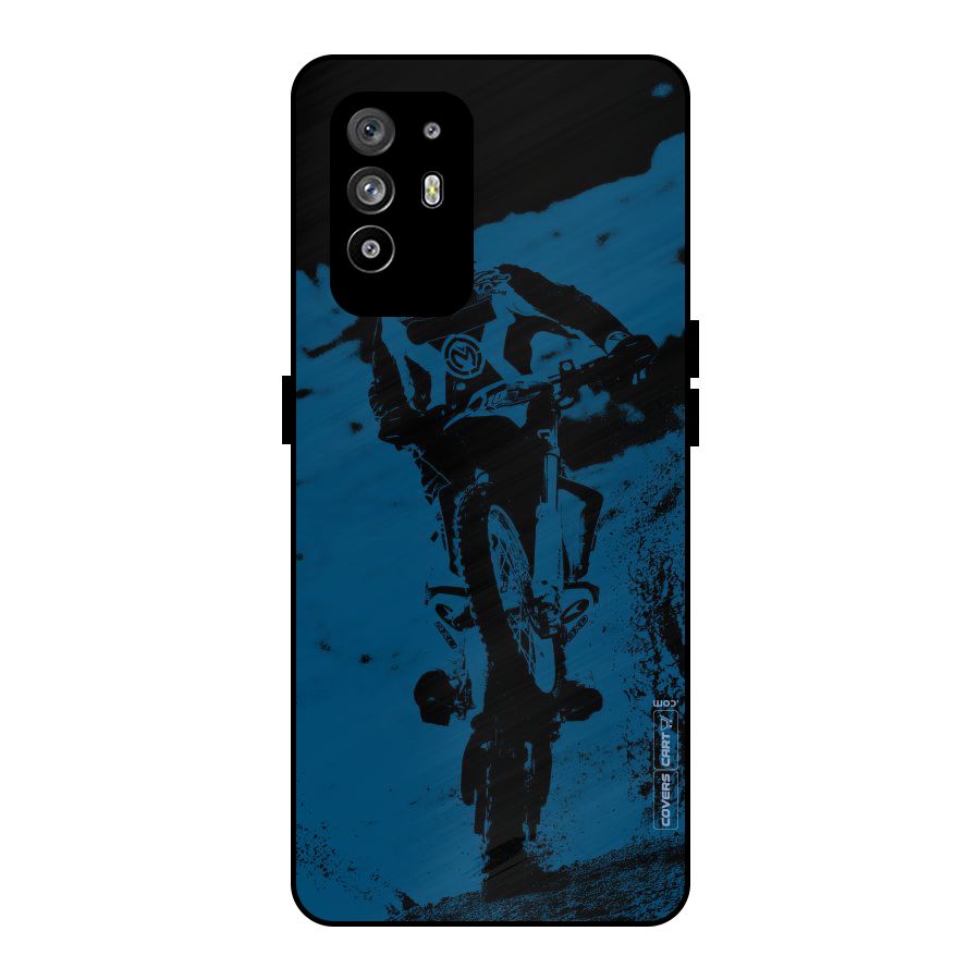 Moto Combat Metal Back Case for Oppo F19 Pro Plus 5G