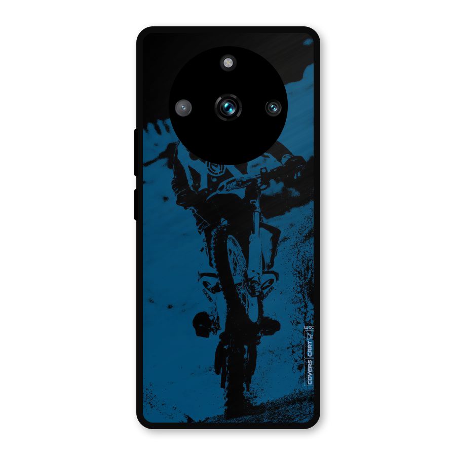Moto Combat Metal Back Case for Realme 11 Pro Plus